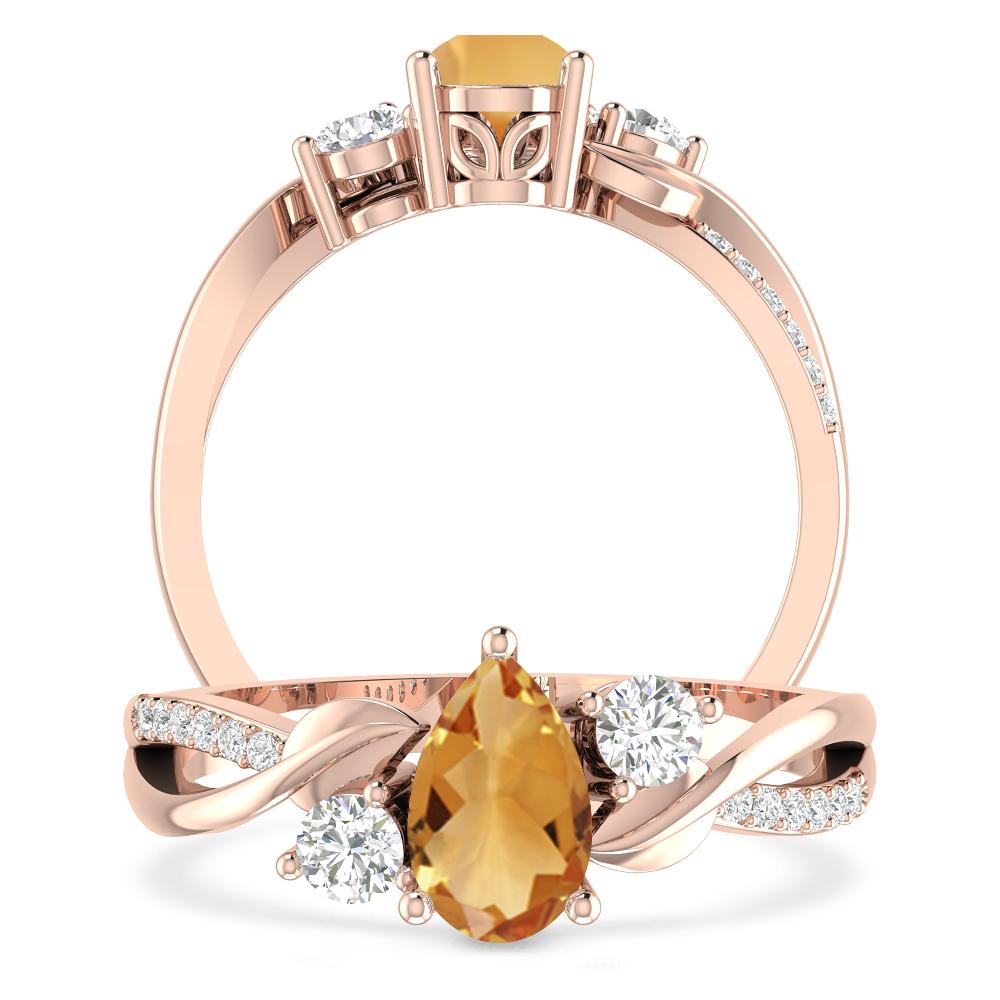 Rose Gold - Citrine