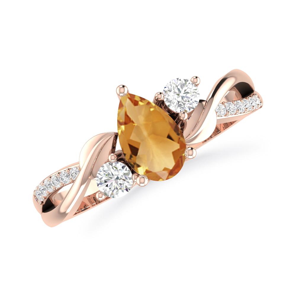 Rose Gold - Citrine