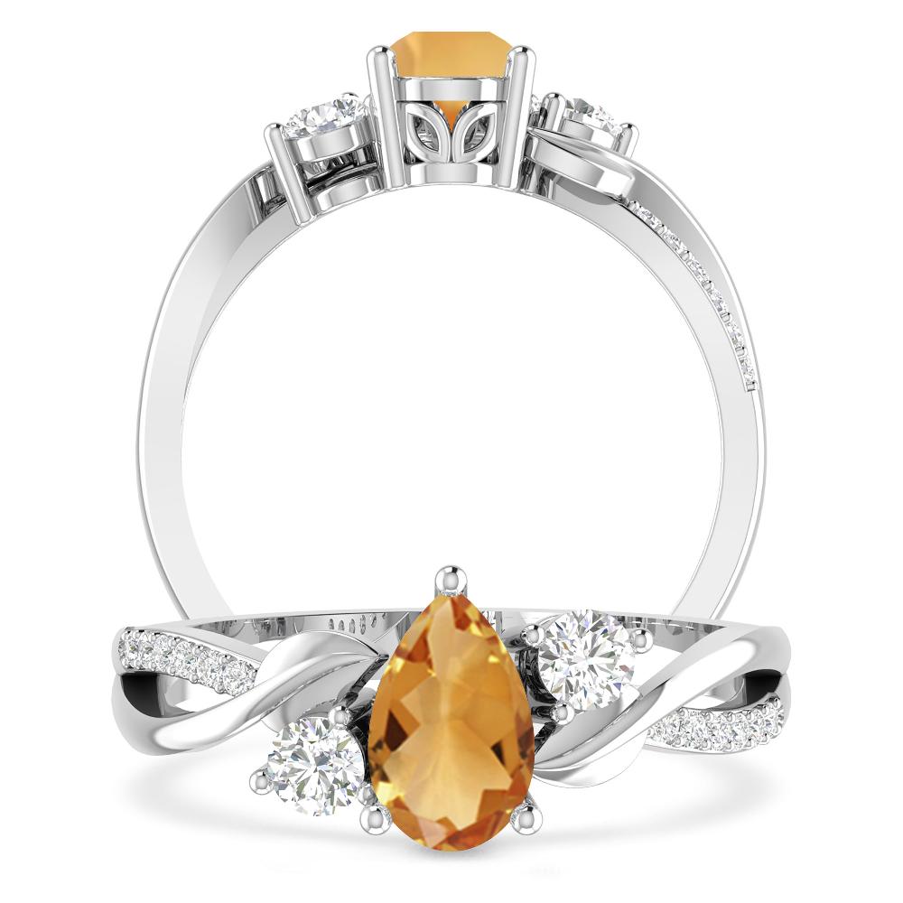 White Gold - Citrine