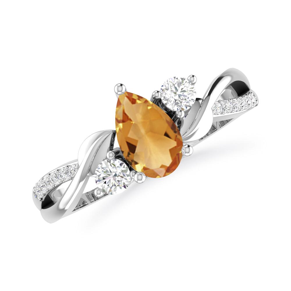 White Gold - Citrine