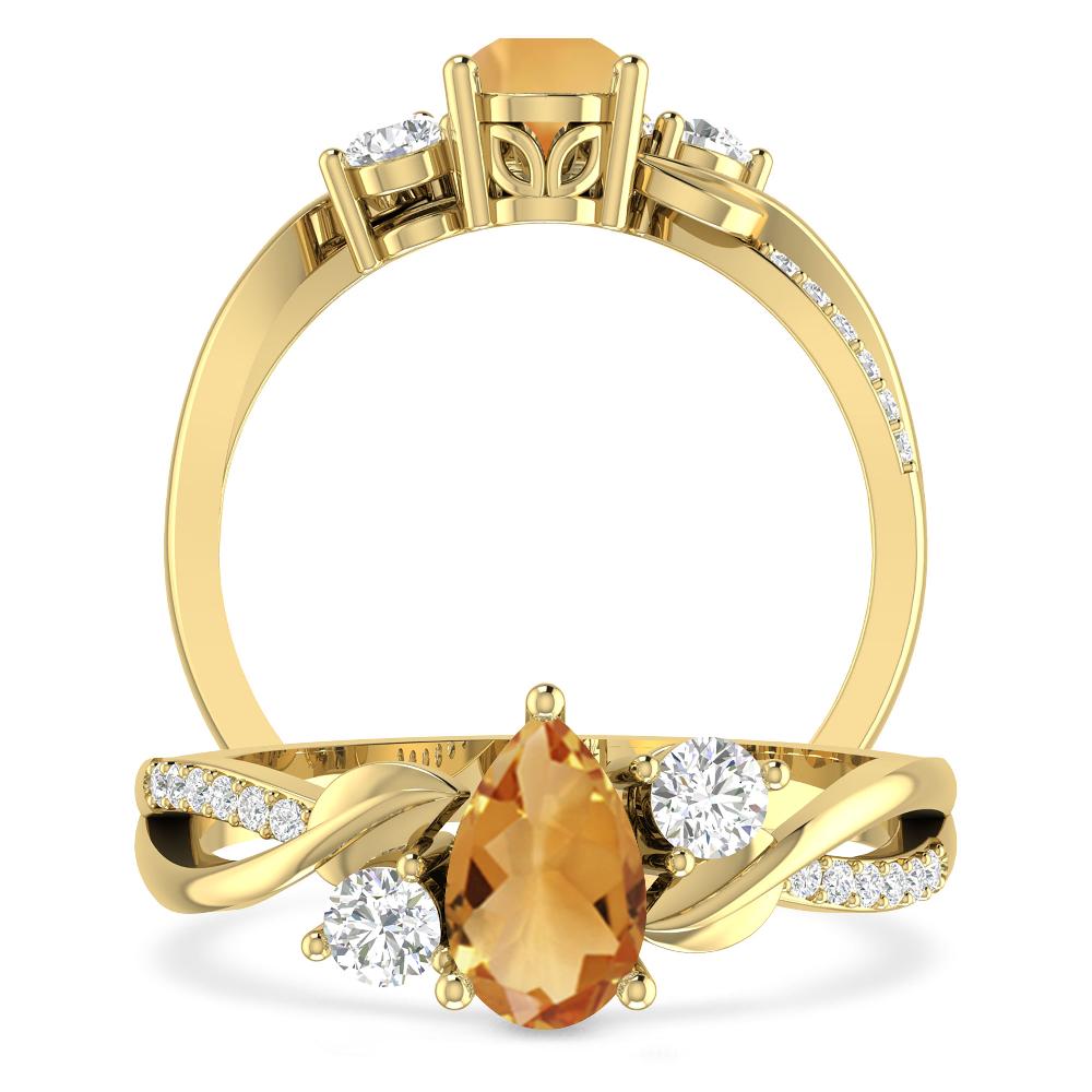 Yellow Gold - Citrine