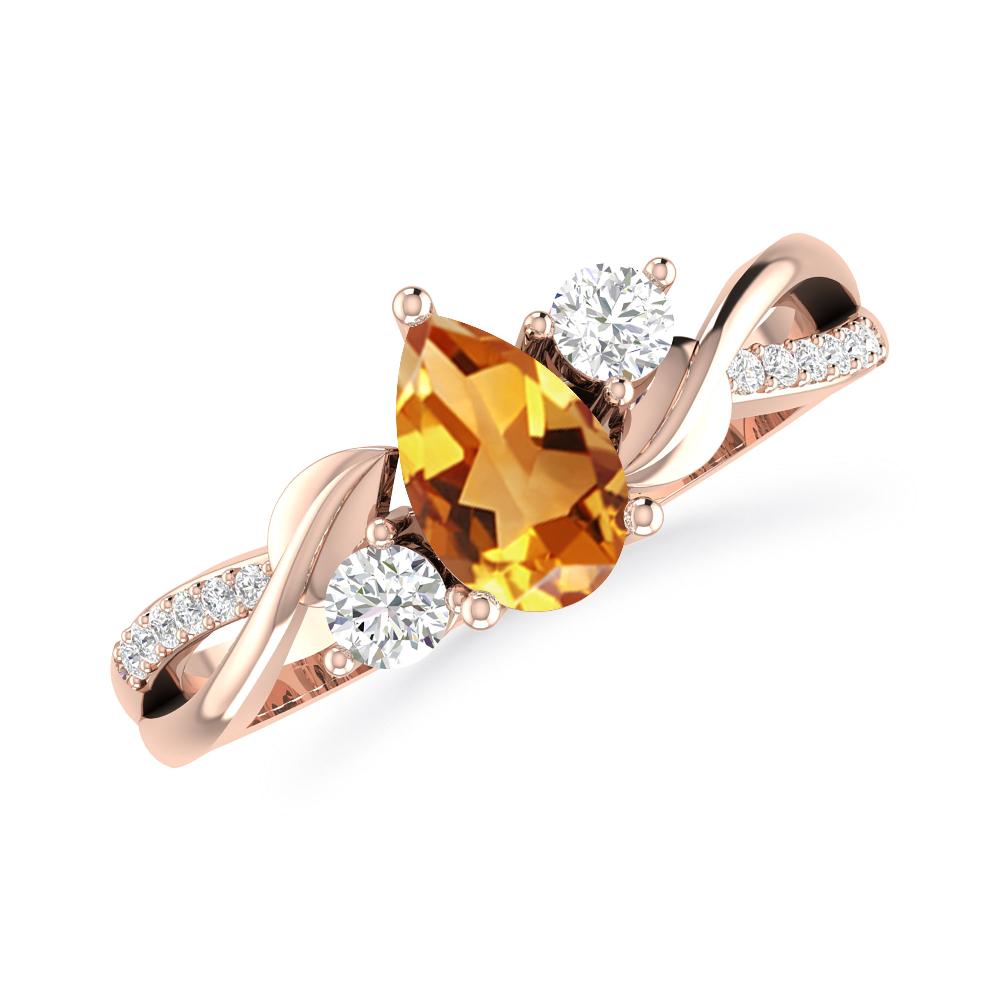 Rose Gold - Citrine