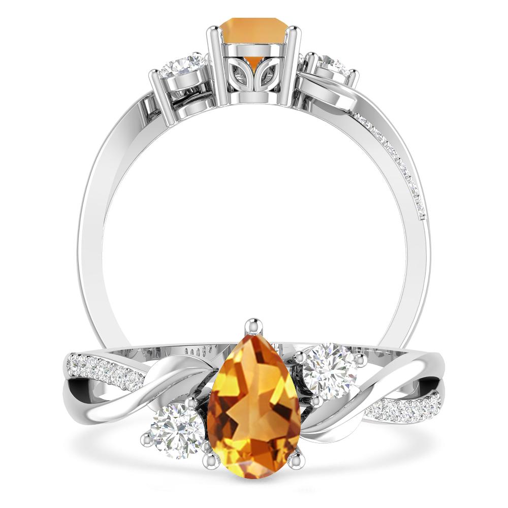 White Gold - Citrine