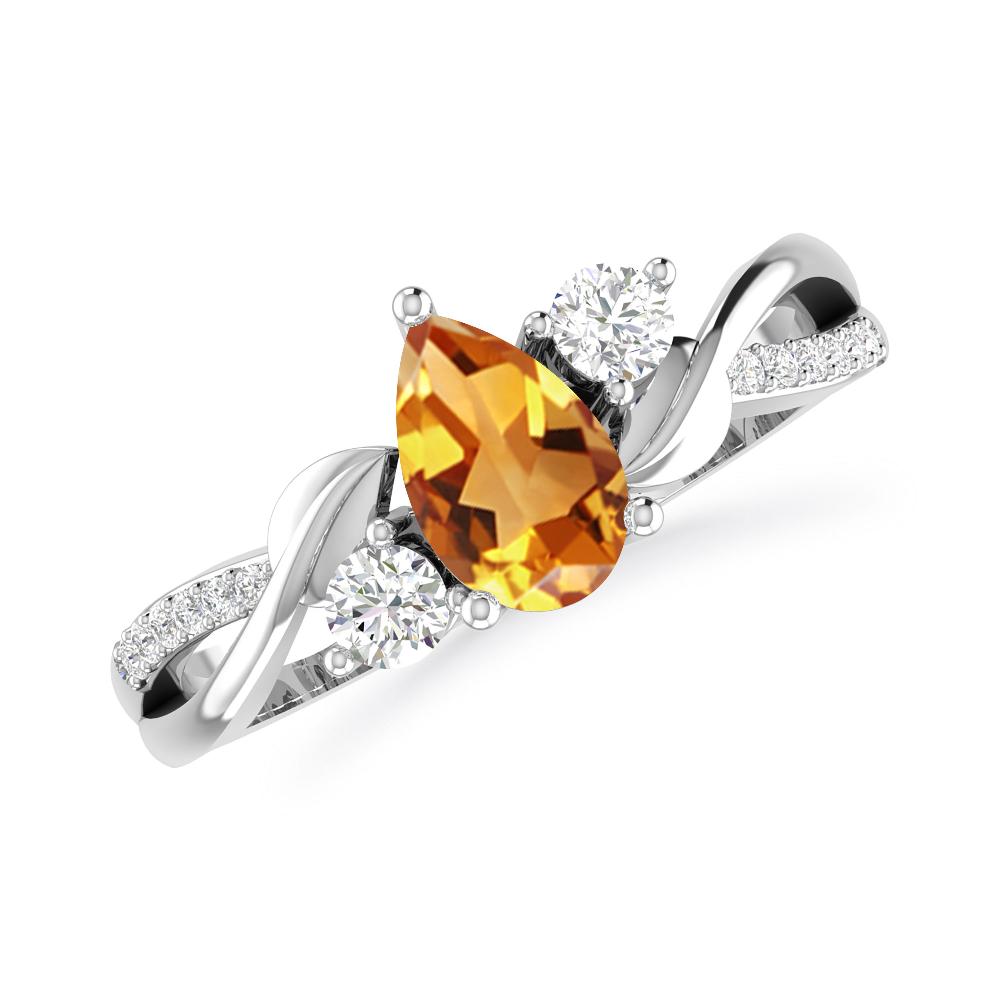 White Gold - Citrine