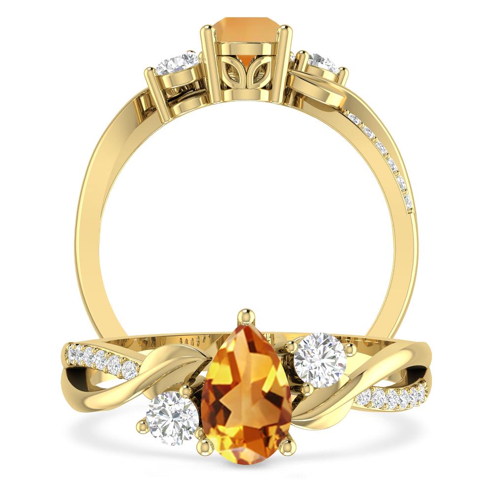 Yellow Gold - Citrine