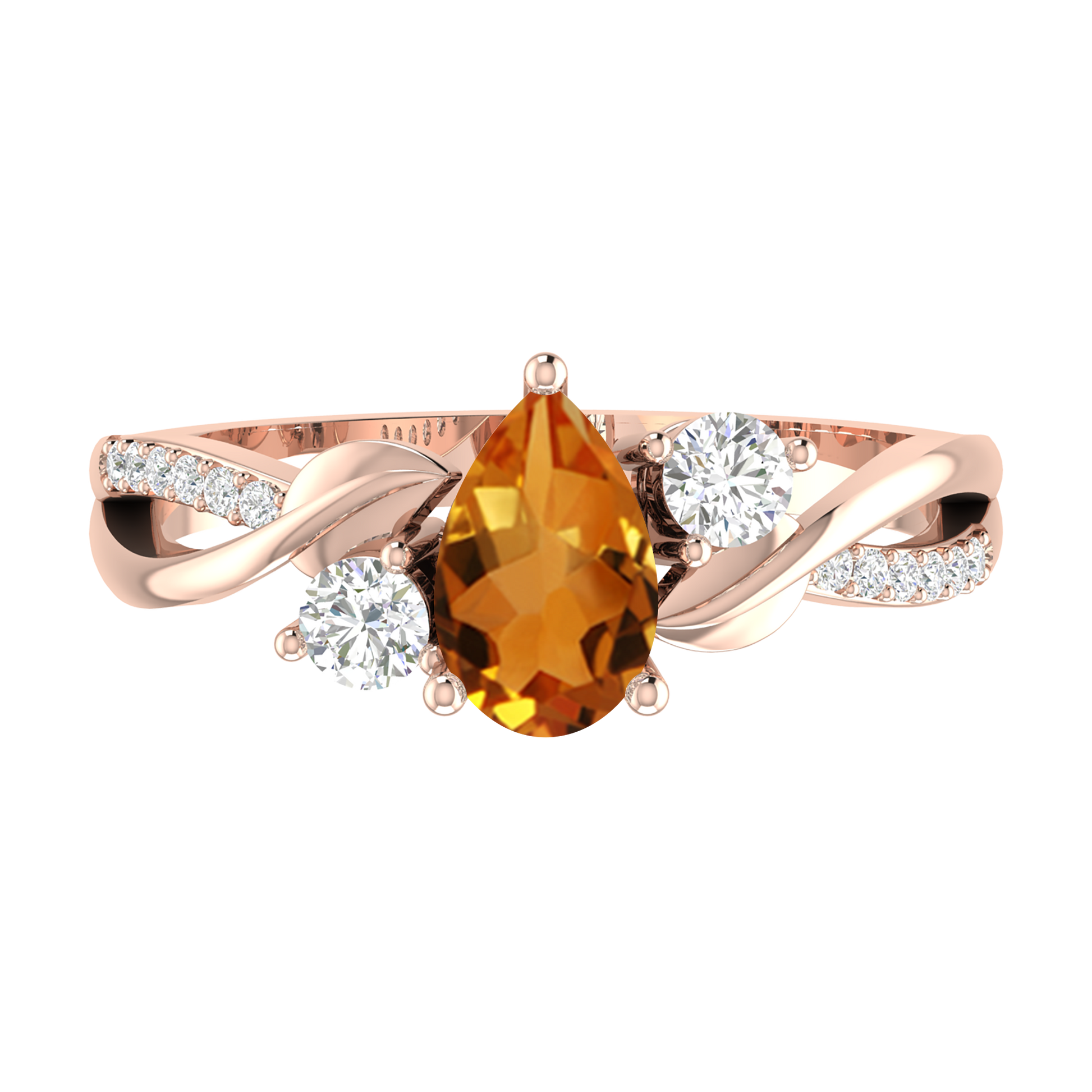 Rose Gold - Citrine