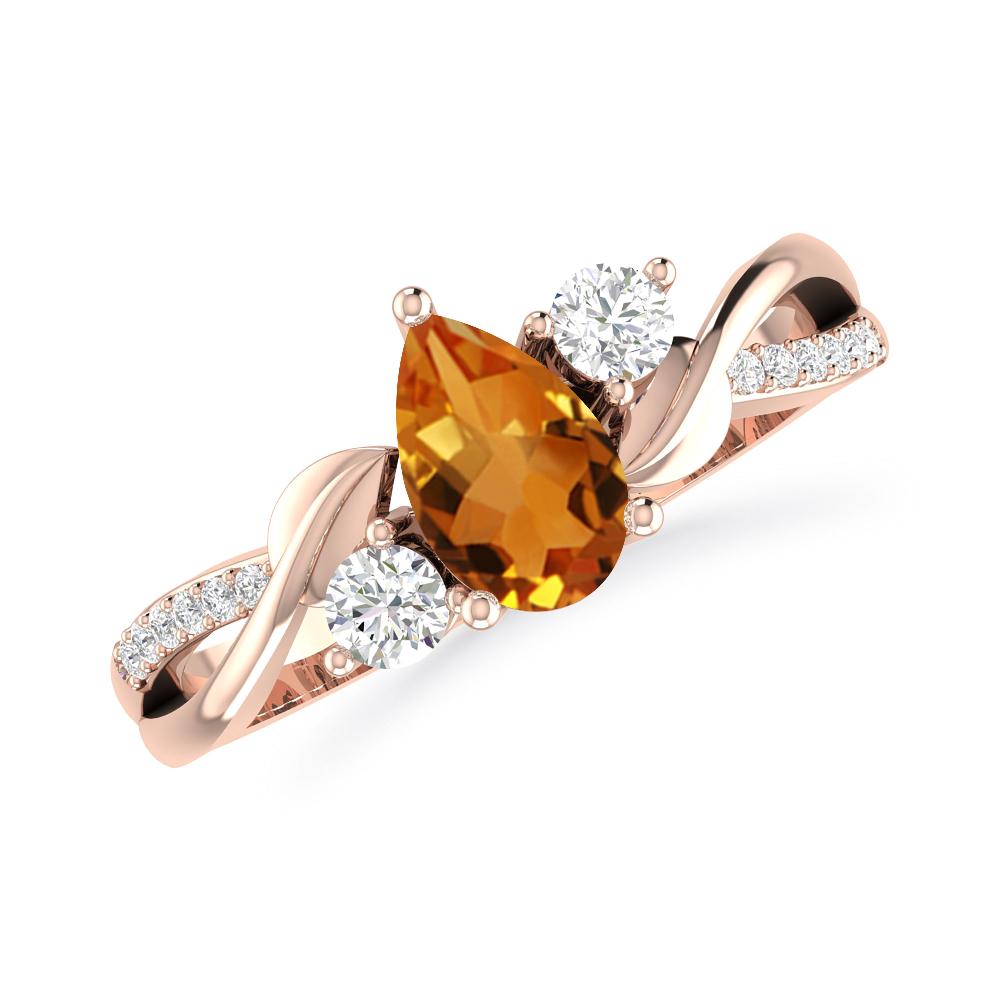 Rose Gold - Citrine