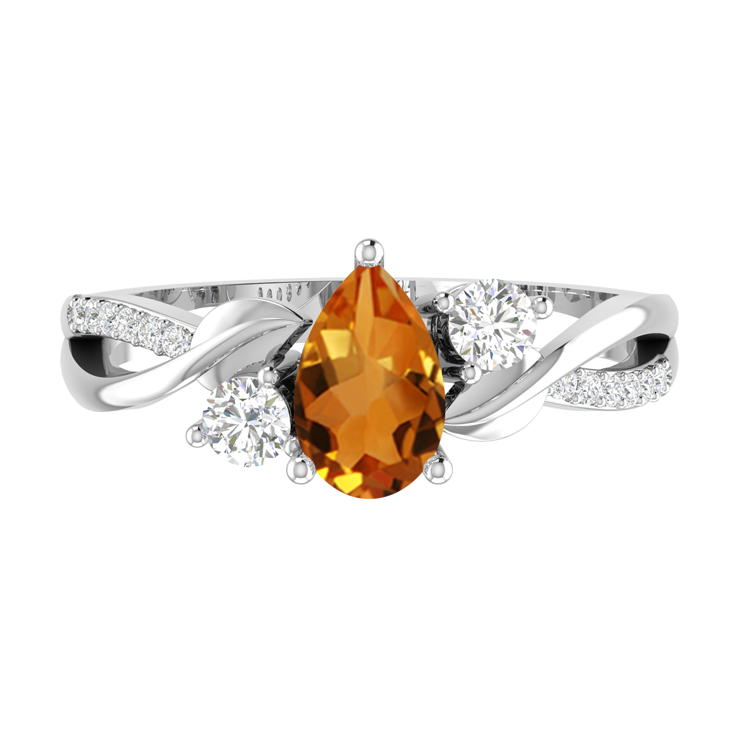 White Gold - Citrine