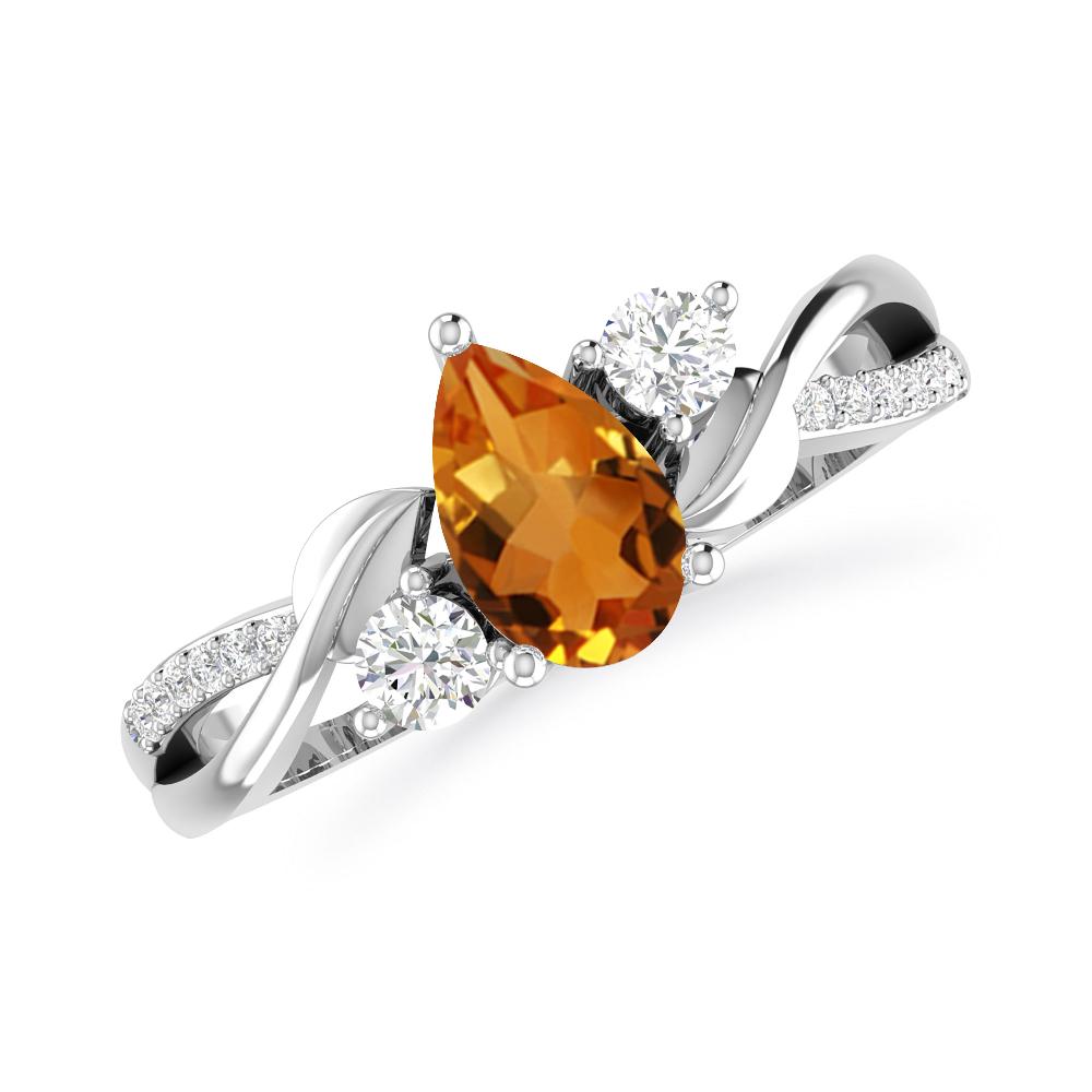 White Gold - Citrine