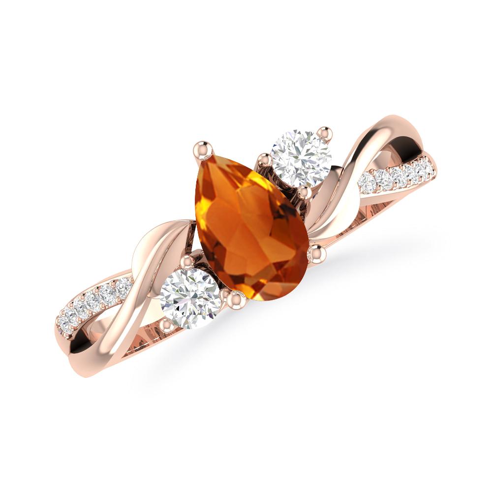 Rose Gold - Citrine