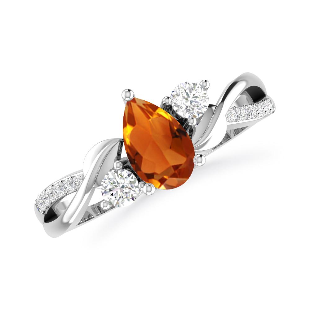 White Gold - Citrine