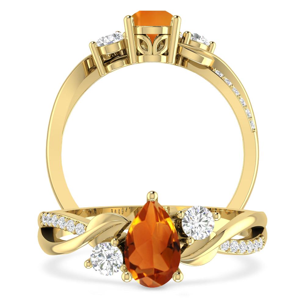 Yellow Gold - Citrine