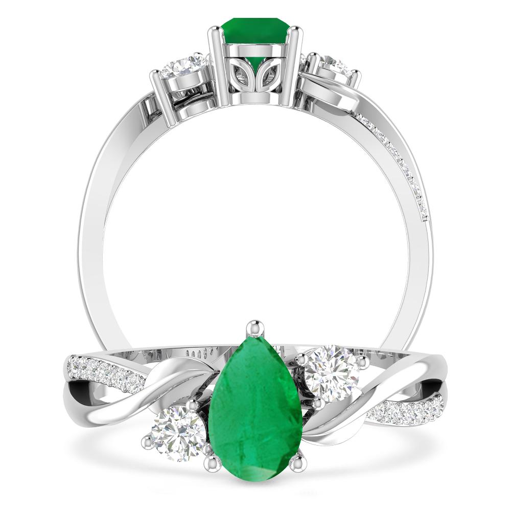 White Gold - Emerald