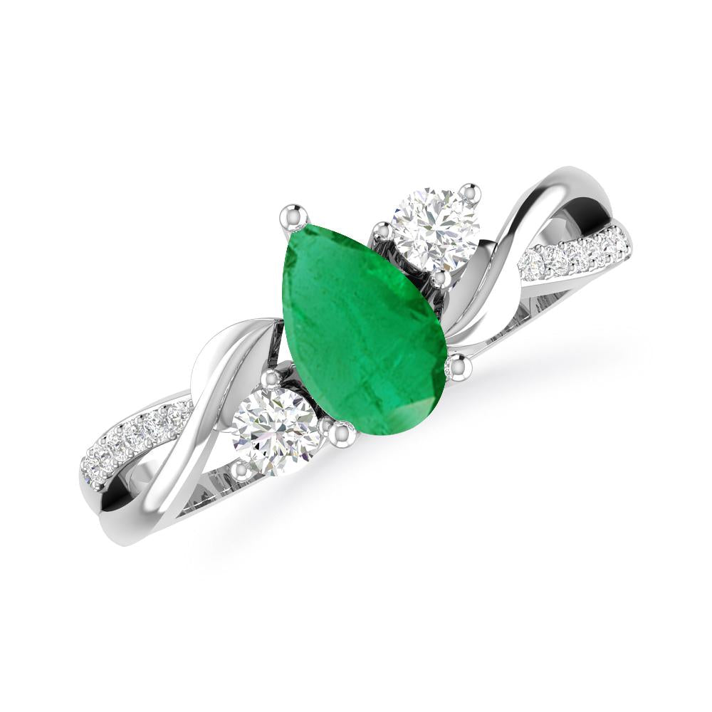 White Gold - Emerald