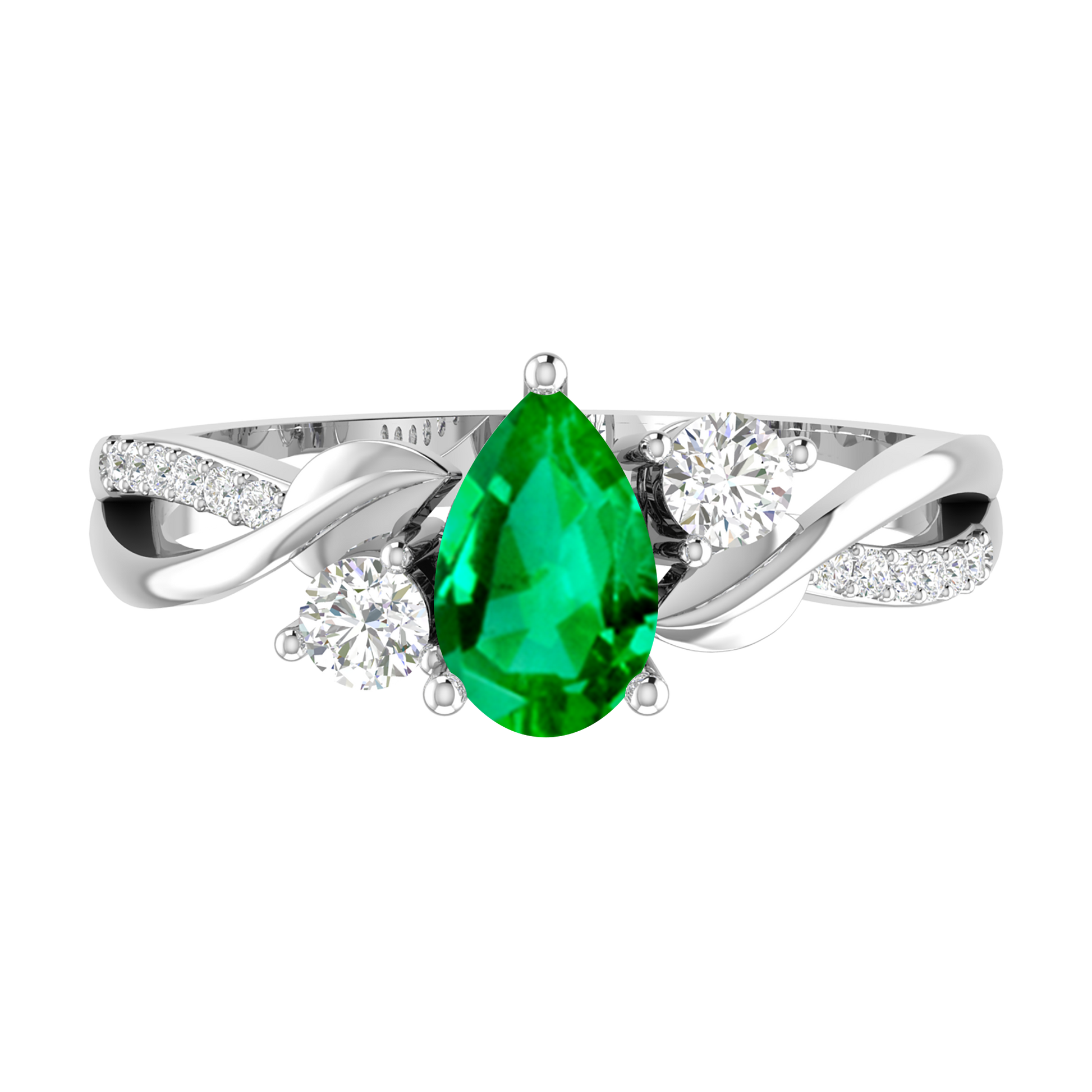 White Gold - Emerald