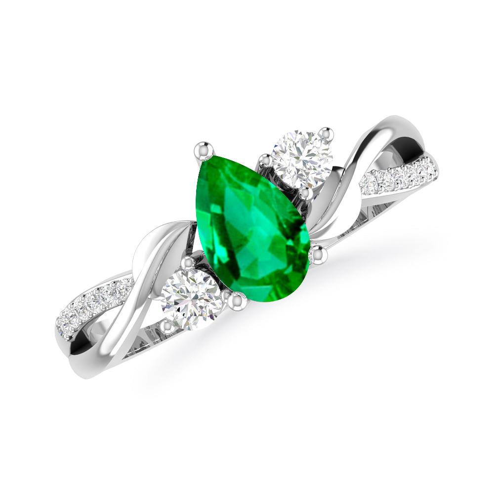 White Gold - Emerald