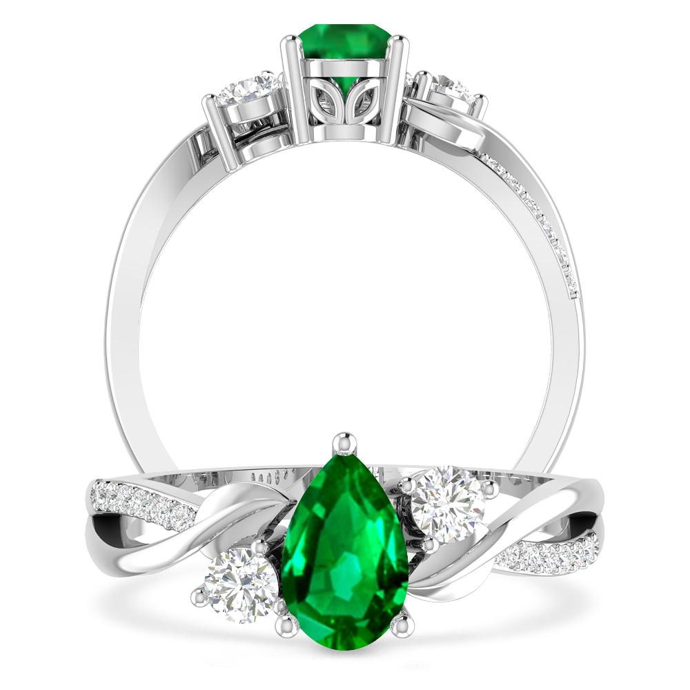 White Gold - Emerald