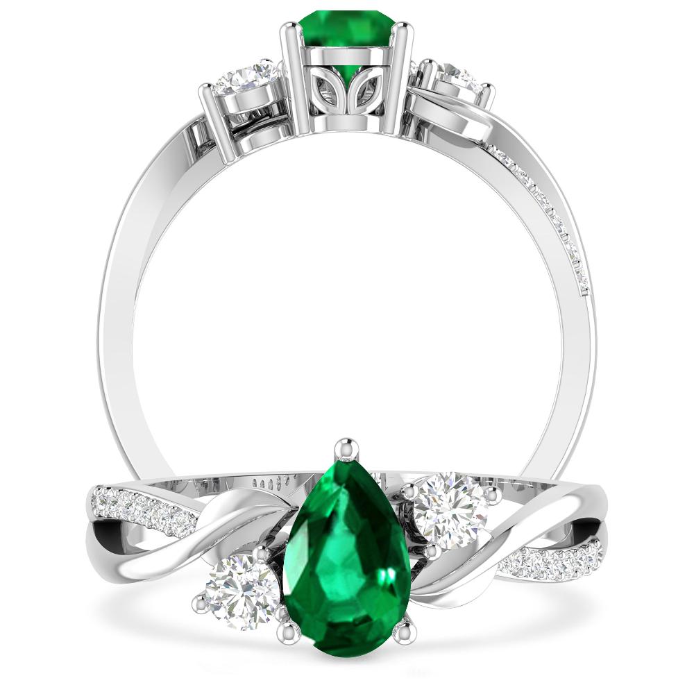 White Gold - Emerald