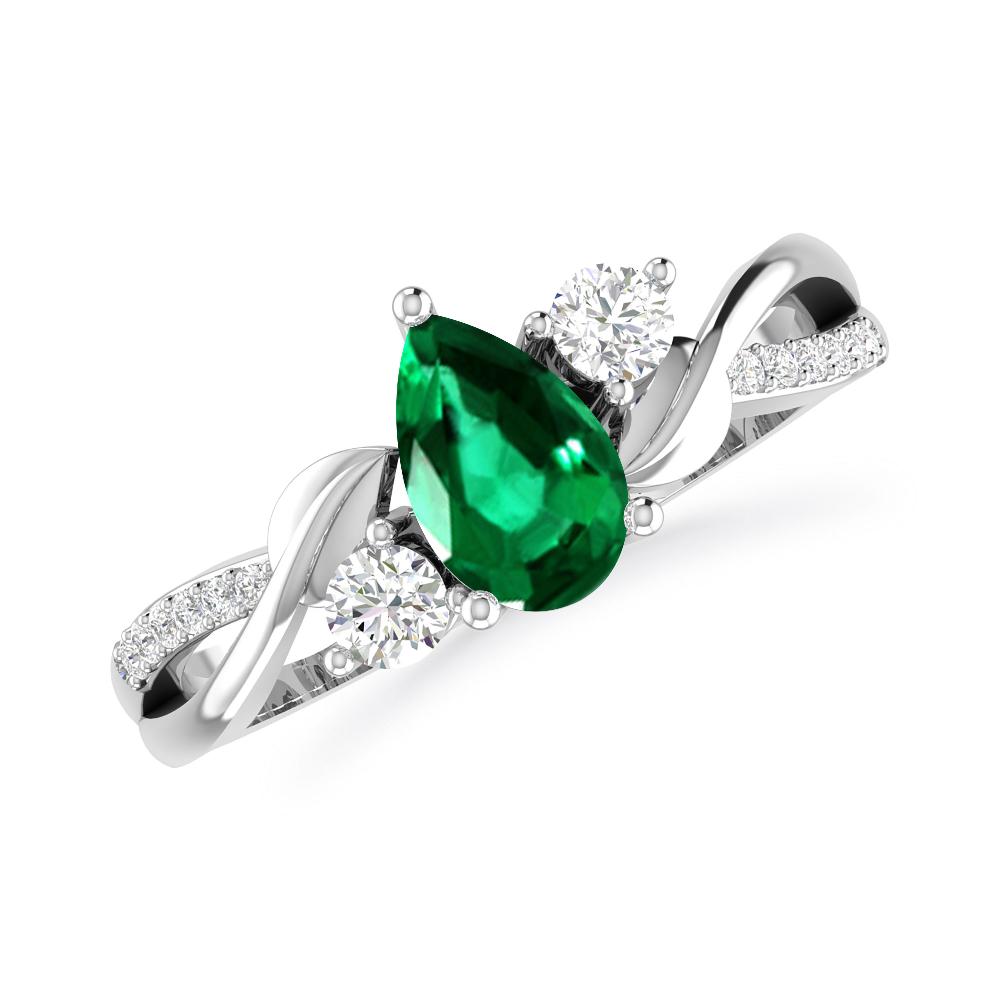 White Gold - Emerald