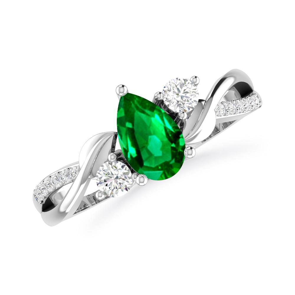 White Gold - Emerald