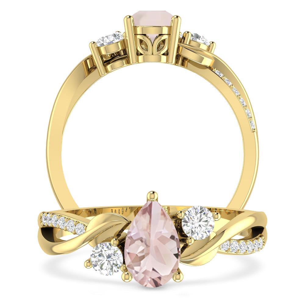 Yellow Gold - Morganite