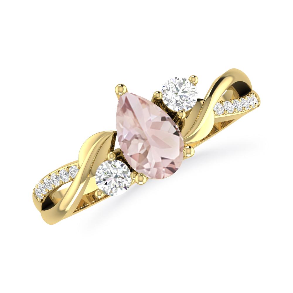 Yellow Gold - Morganite