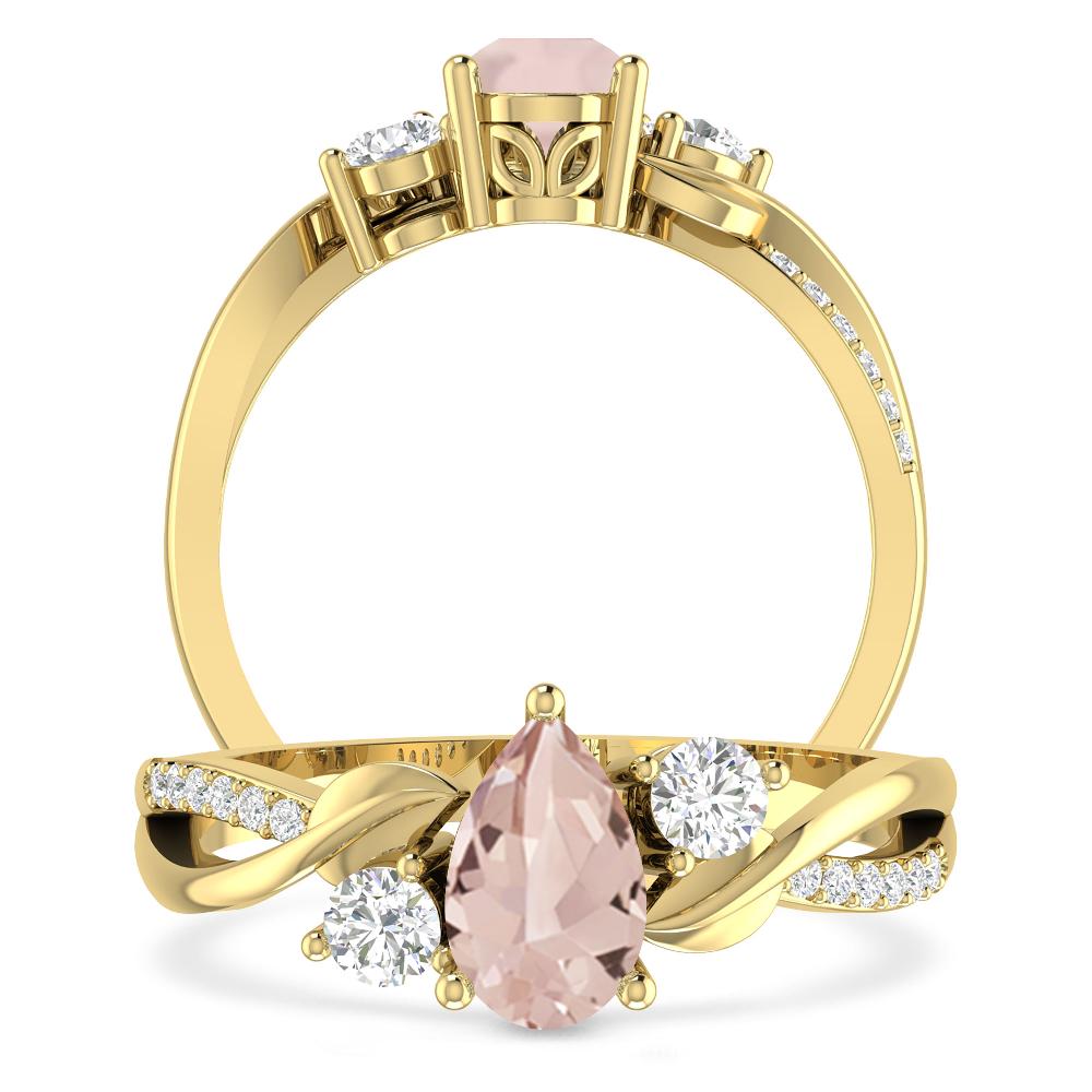 Yellow Gold - Morganite