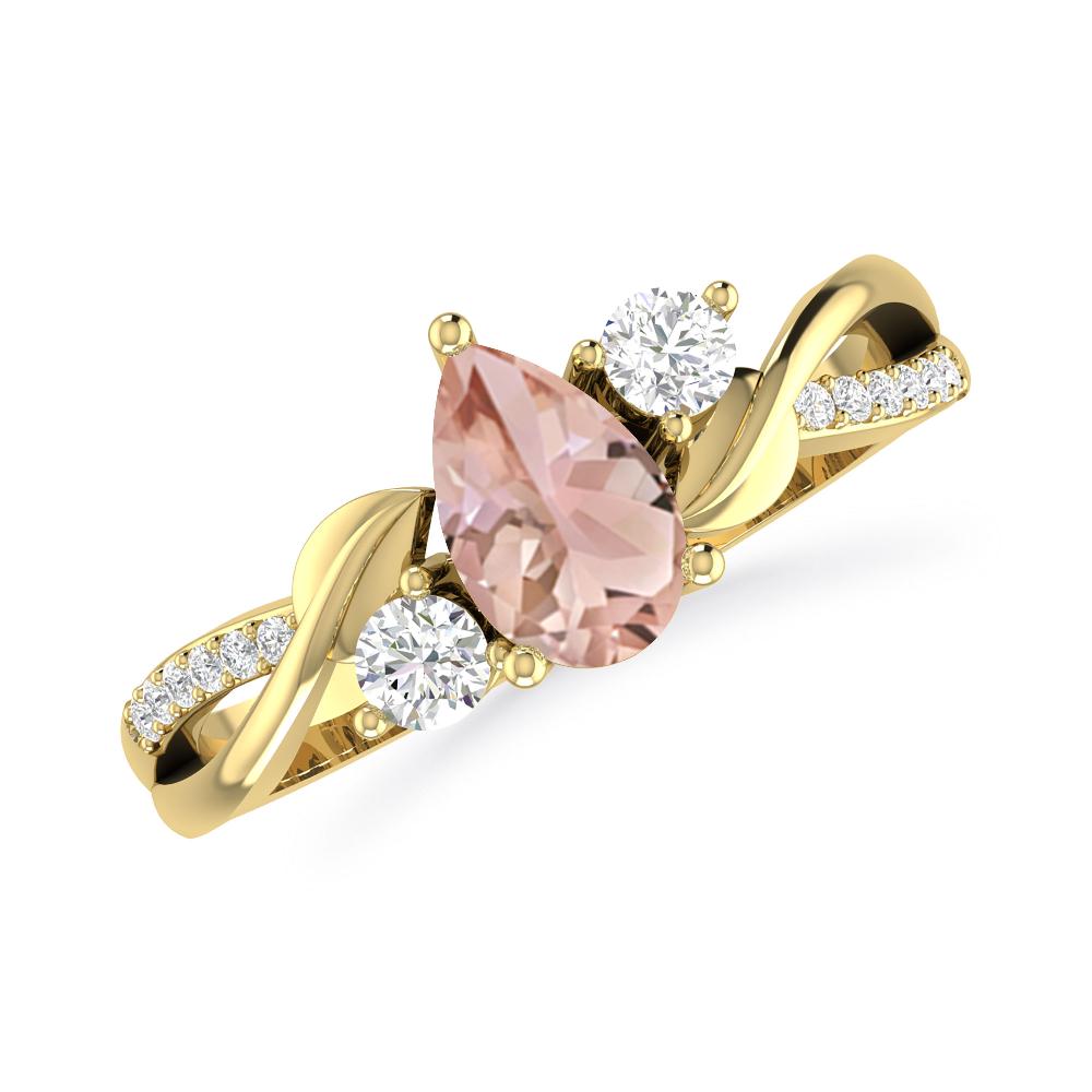 Yellow Gold - Morganite