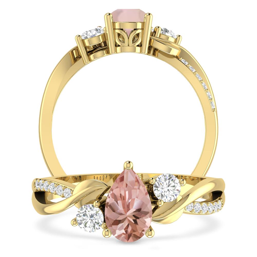 Yellow Gold - Morganite