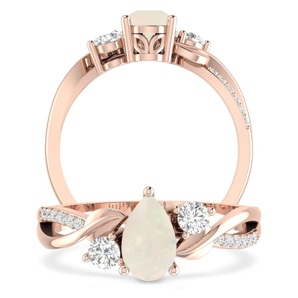 Rose Gold - Opal