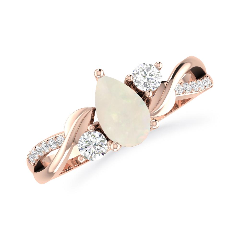 Rose Gold - Opal