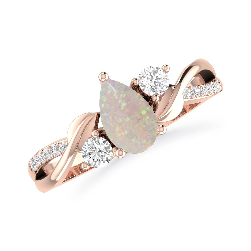 Rose Gold - Opal