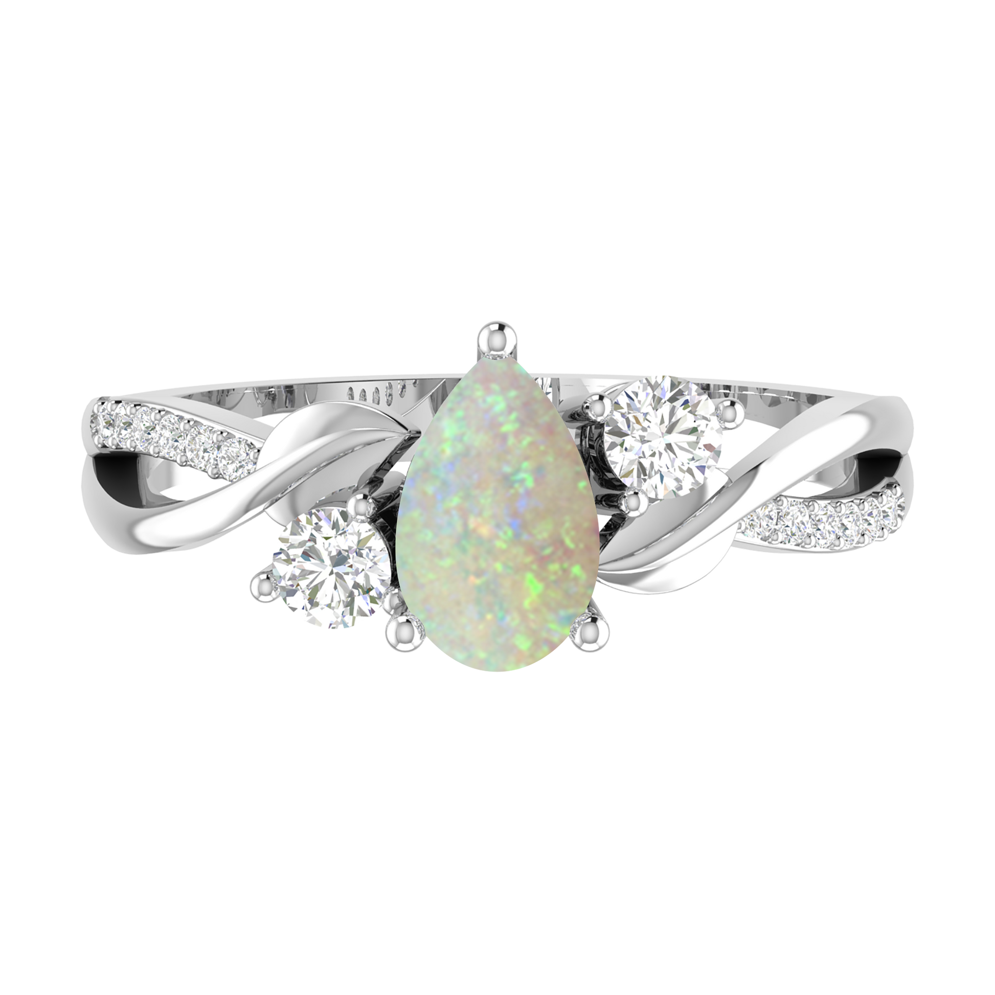 White Gold - Opal