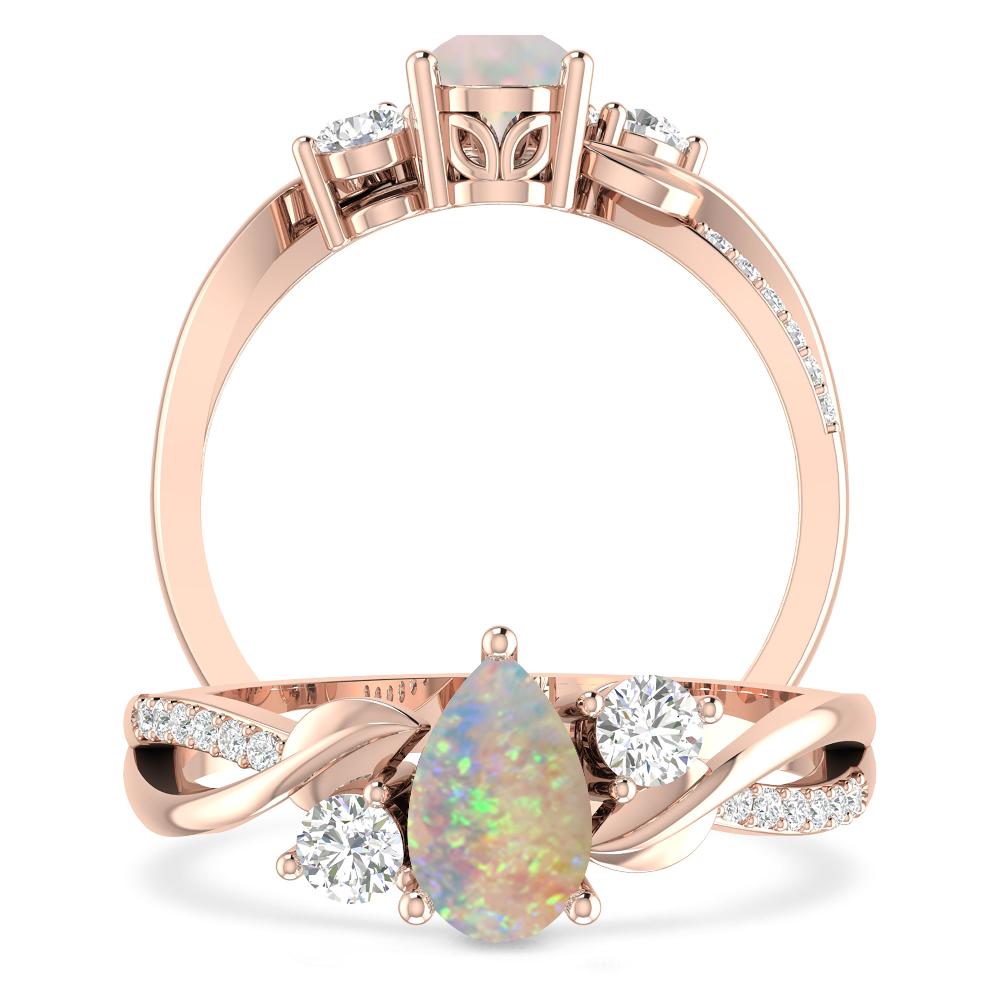 Rose Gold - Opal