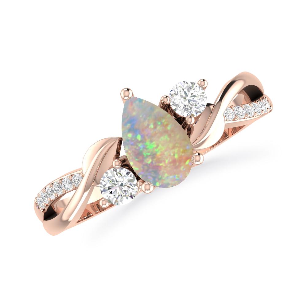 Rose Gold - Opal