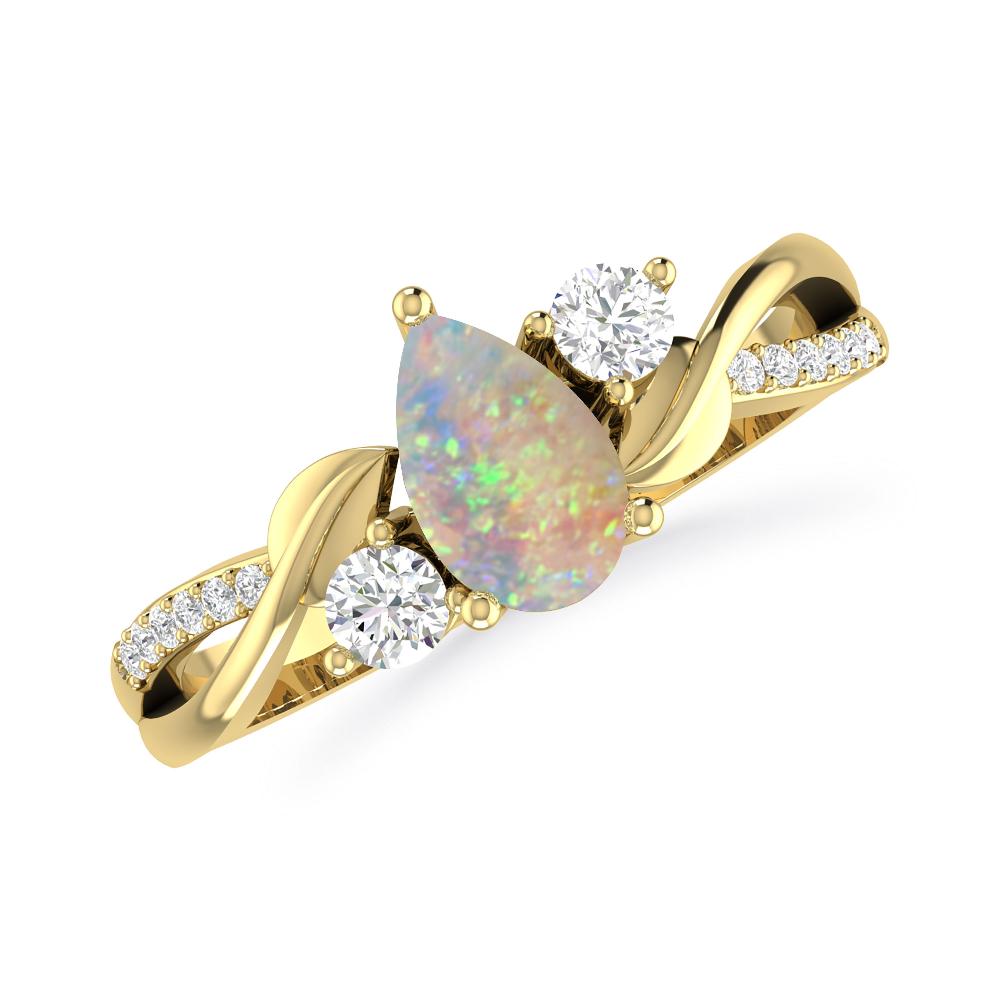 Yellow Gold - Opal