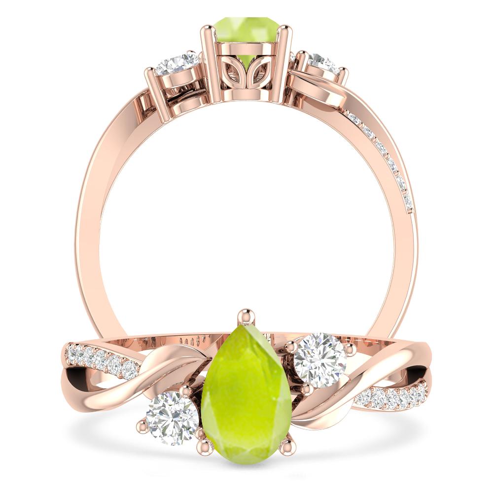 Rose Gold - Peridot