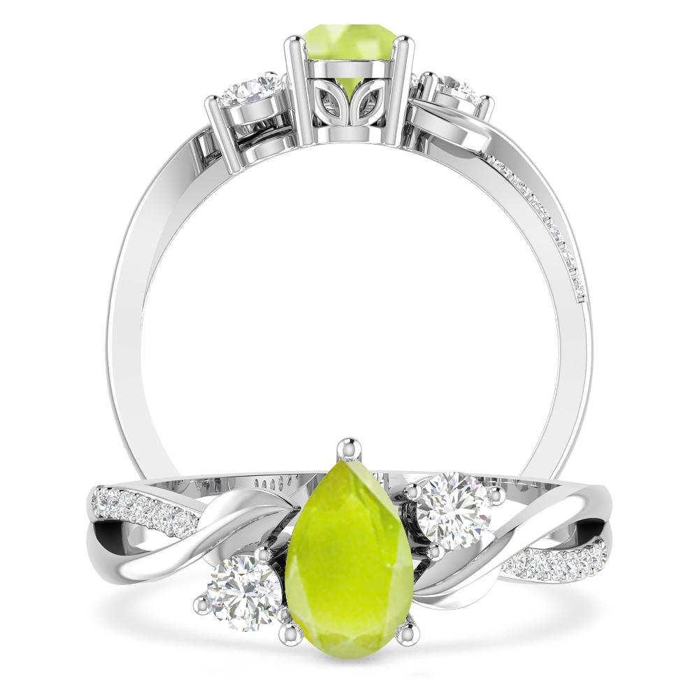 White Gold - Peridot