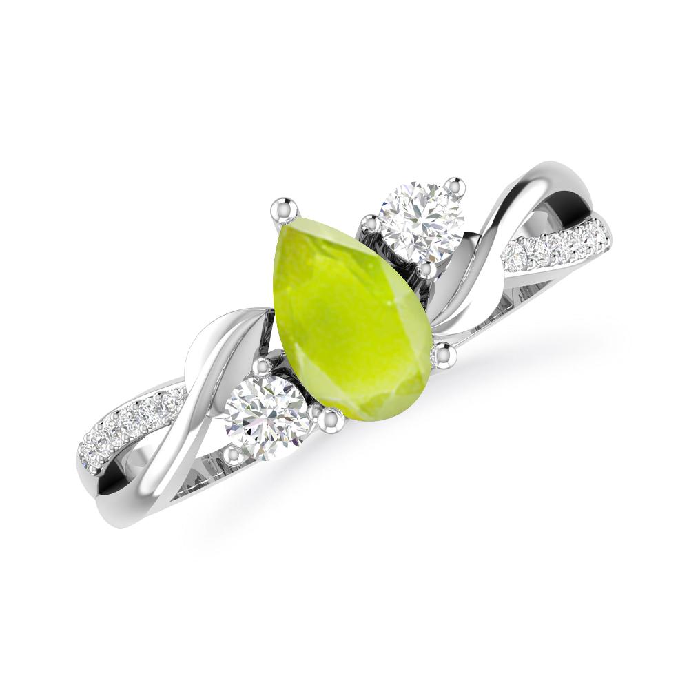 White Gold - Peridot