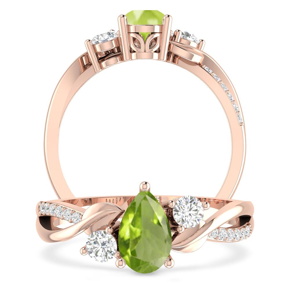 Rose Gold - Peridot