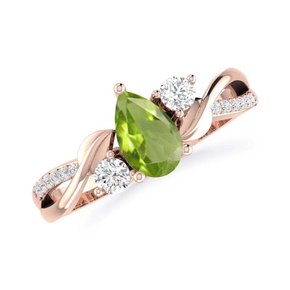 Rose Gold - Peridot