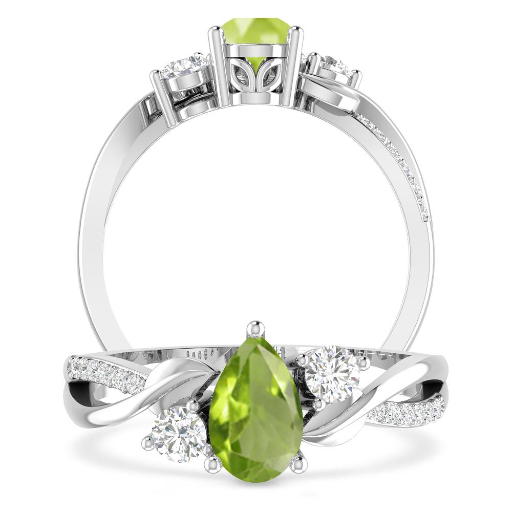 White Gold - Peridot