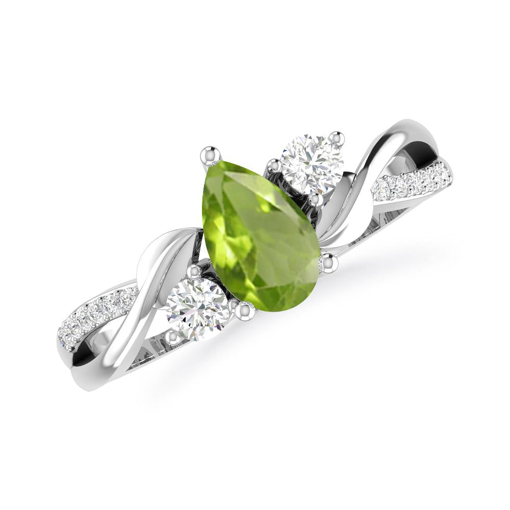 White Gold - Peridot