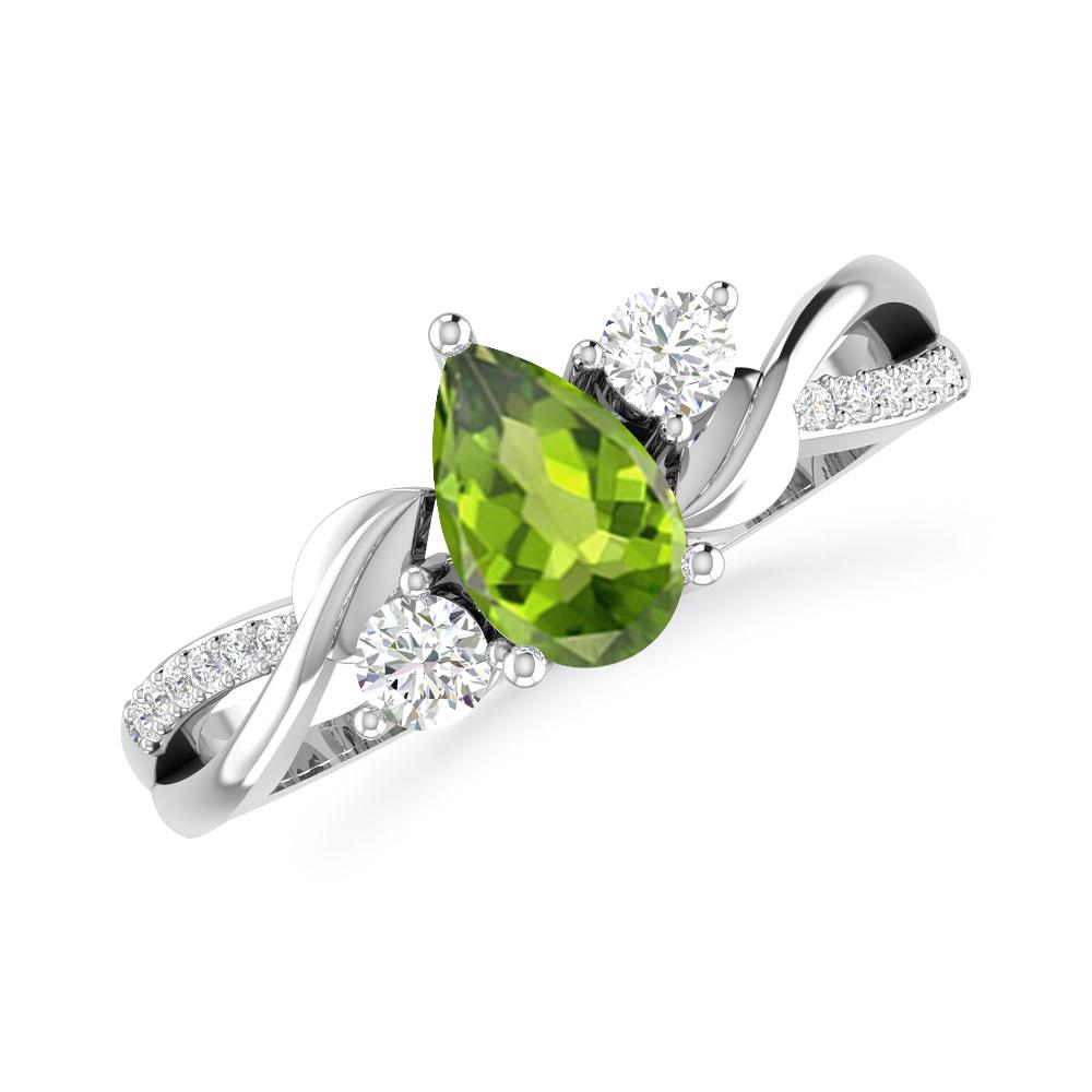 White Gold - Peridot