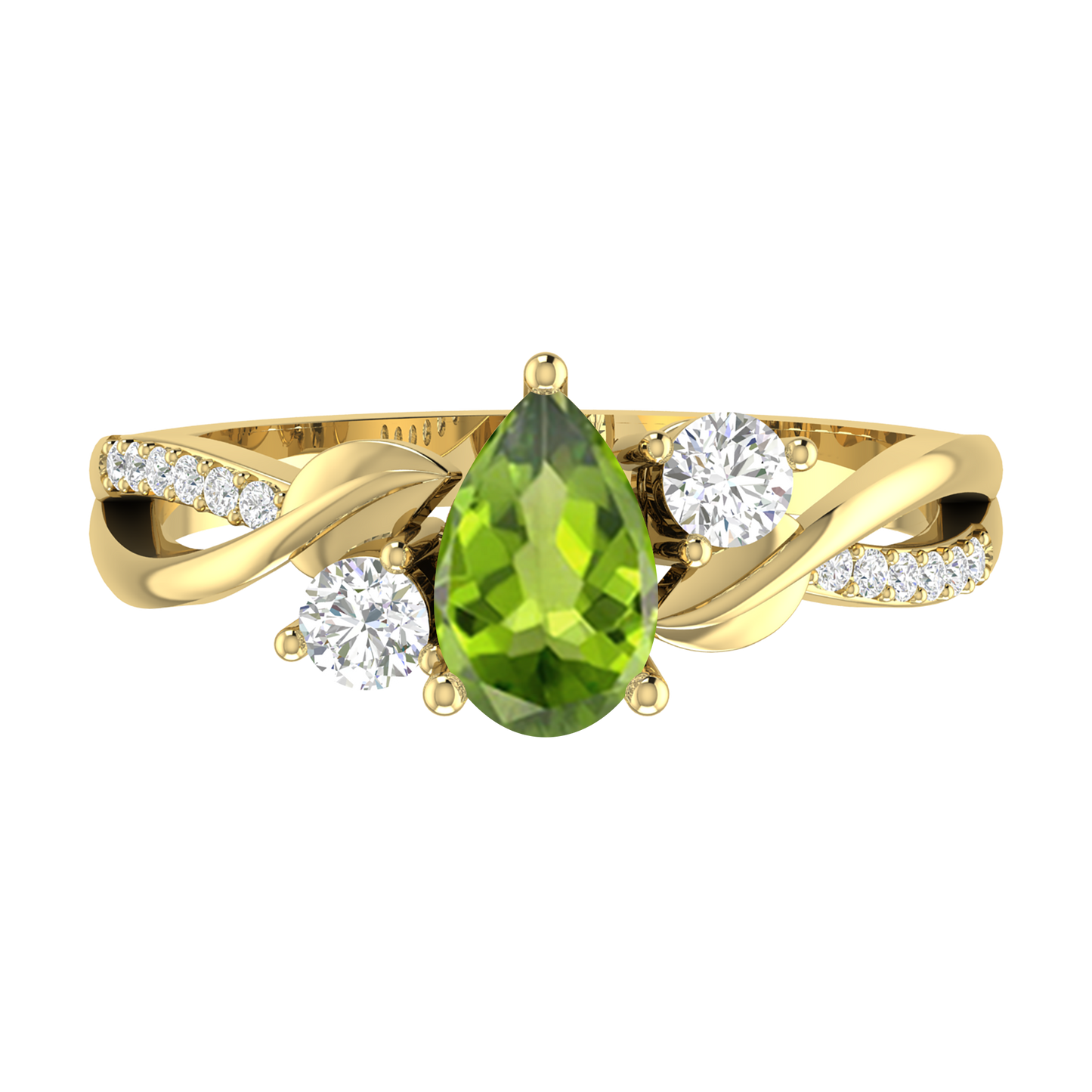 Yellow Gold - Peridot