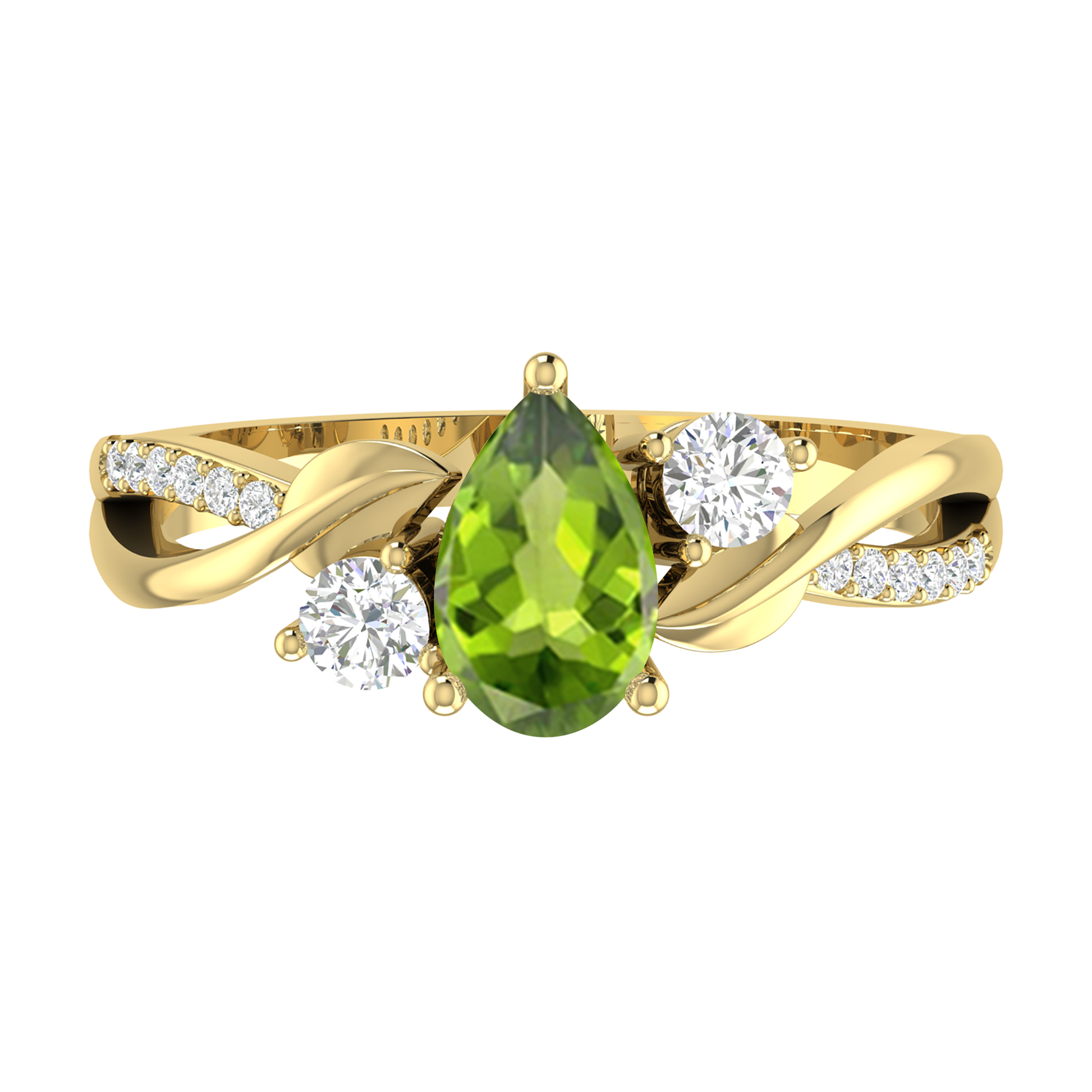 Yellow Gold - Peridot