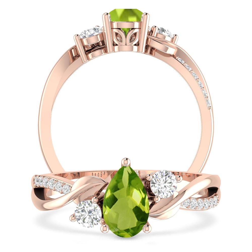 Rose Gold - Peridot