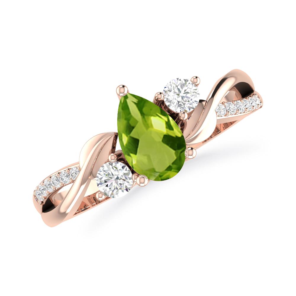 Rose Gold - Peridot