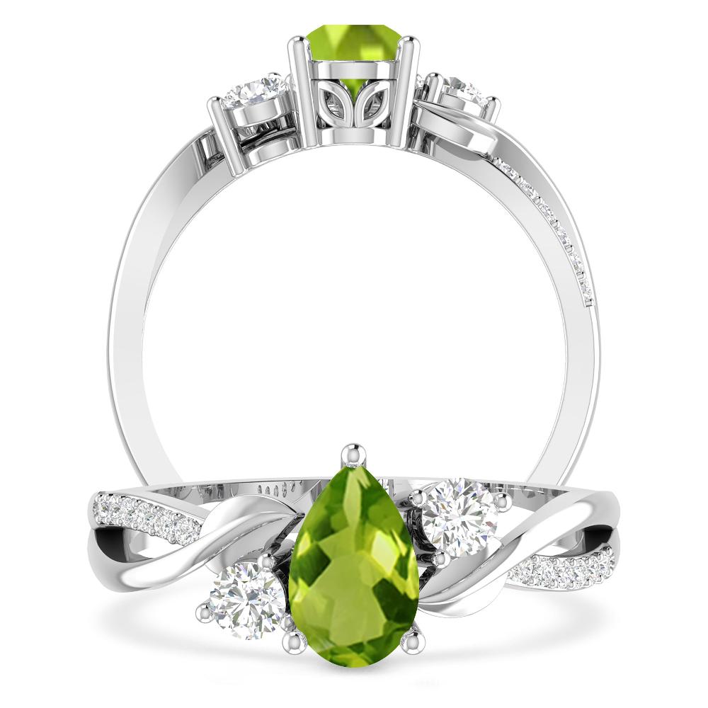 White Gold - Peridot