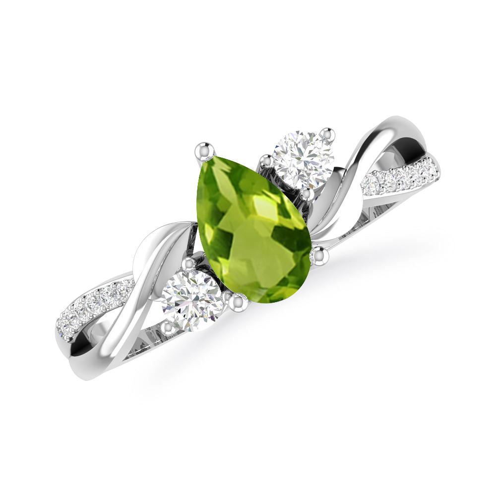 White Gold - Peridot